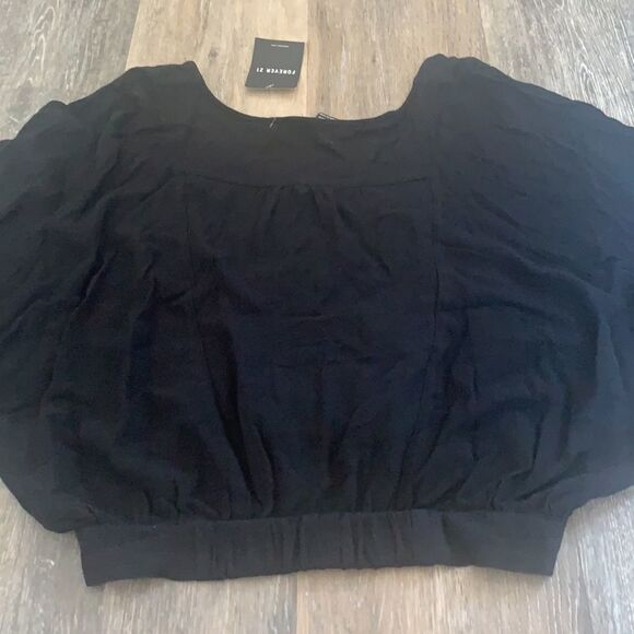 Forever 21 oversized cropped blouse - Picture 8 of 9